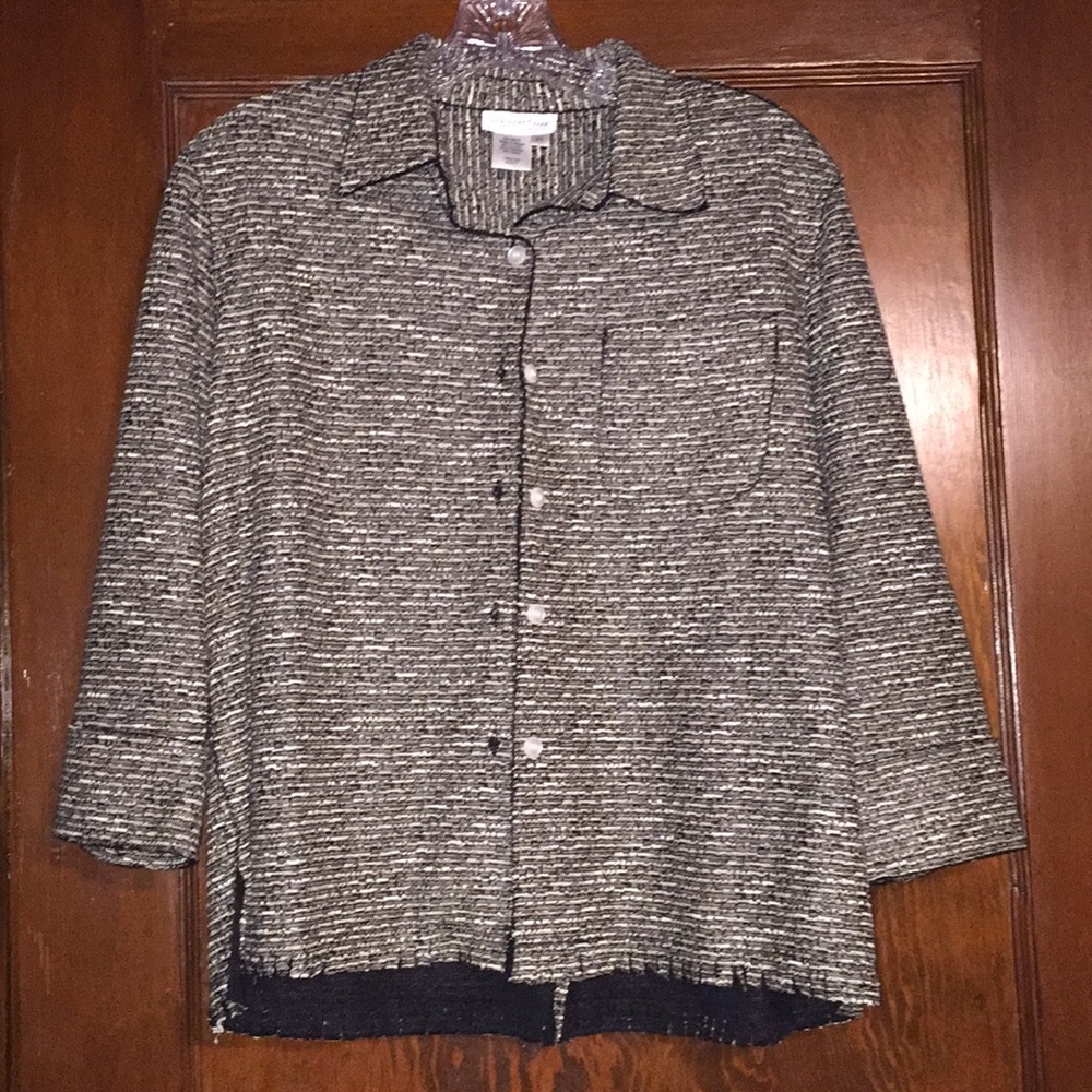 Coldwater Creek Tweed cardigan PRICE FIRM